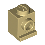 Brick Special 1 x 1 with Headlight — Tan
