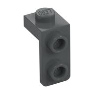 Bracket 1 x 1 - 1 x 2 — Dark Bluish Gray