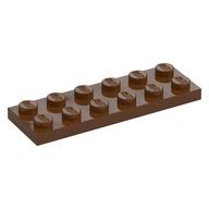 Plate 2 x 6 — Reddish Brown
