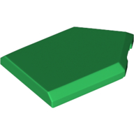 Tile Special 2 x 3 Pentagonal — Green
