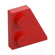 Wedge Plate 2 x 2 Right — Red