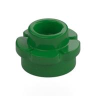 Plant, Flower, Plate Round 1 x 1 with 5 Petals — Green