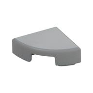 Tile Round 1 x 1 Quarter — Light Bluish Gray