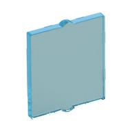 Glass for Window 1 x 2 x 2 Flat — Trans-Light Blue