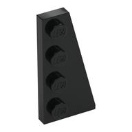 Wedge Plate 4 x 2 Right — Black