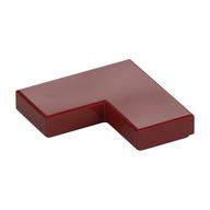 Tile 2 x 2 Corner — Dark Red