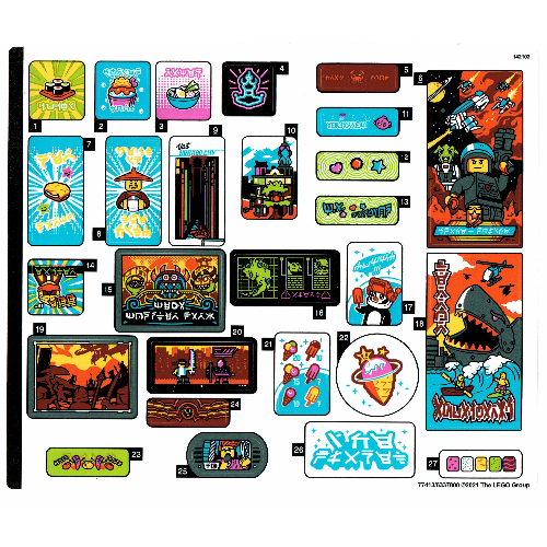 Sticker Sheet 1 for Set 71741-1 — (Not Applicable)