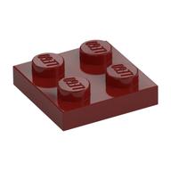 Plate 2 x 2 — Dark Red