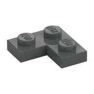 Plate 2 x 2 Corner — Dark Bluish Gray