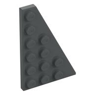 Wedge Plate 6 x 4 Right — Dark Bluish Gray