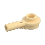 Plate Round 1 x 1 with Hollow Stud and Horizontal Bar 1L — Tan
