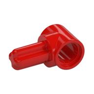 Technic Pin Connector Hub with 1 Axle — Red