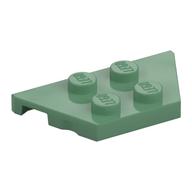 Wedge Plate 2 x 4 — Sand Green