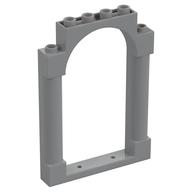 Panel 1 x 6 x 7 with 2 Columns and Arch — Light Bluish Gray