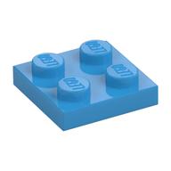 Plate 2 x 2 — Dark Azure