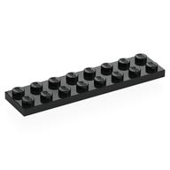Plate 2 x 8 — Black