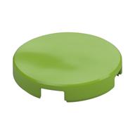 Tile Round 2 x 2 with Bottom Stud Holder — Lime