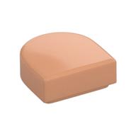 Tile Round 1 x 1 Half Circle — Nougat