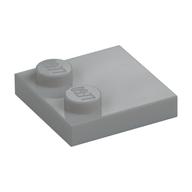 Plate Special 2 x 2 with Only 2 studs — Light Bluish Gray