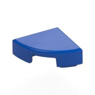Tile Round 1 x 1 Quarter — Blue
