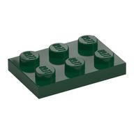 Plate 2 x 3 — Dark Green