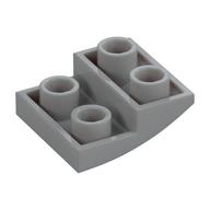 Brick Curved 2 x 2 x 2/3 Inverted — Light Bluish Gray