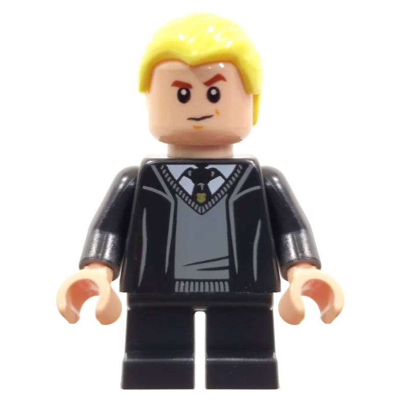 Draco Malfoy - Hogwarts Robe, Black Tie, Suspicious