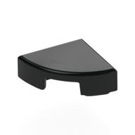 Tile Round 1 x 1 Quarter — Black