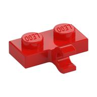 Plate Special 1 x 2 with Clip Horizontal on Side — Red