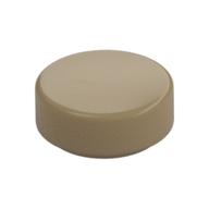 Tile Round 1 x 1 — Dark Tan