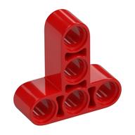 Technic Beam 3 x 3 T-Shape Thick — Red