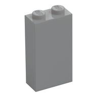 Brick 1 x 2 x 3 with Bottom Stud Holder — Light Bluish Gray