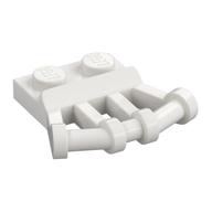 Plate Special 1 x 2 with Angled Handles on Side — White