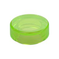 Tile Round 1 x 1 — Trans-Bright Green
