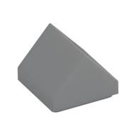 Slope Double 45° 1 x 1 — Light Bluish Gray