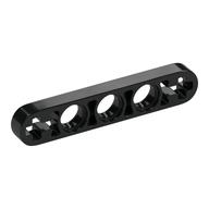 Technic Beam 1 x 5 Thin with Axle Holes on Ends — Black