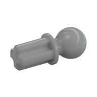 Technic Axle Towball — Light Bluish Gray