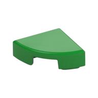Tile Round 1 x 1 Quarter — Bright Green