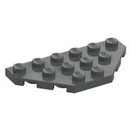 Wedge Plate 3 x 6 Cut Corners — Dark Bluish Gray