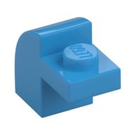 Brick Curved 1 x 2 x 1 1/3 with Curved Top — Dark Azure