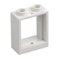 Window 1 x 2 x 2 Flat Front — White