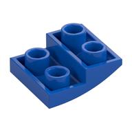 Brick Curved 2 x 2 x 2/3 Inverted — Blue