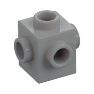 Brick Special 1 x 1 Studs on 4 Sides — Light Bluish Gray