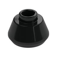 Cone 1 1/2 x 1 1/2 x 2/3 — Black