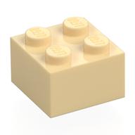 Brick 2 x 2 — Tan