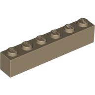 Brick 1 x 6 — Dark Tan