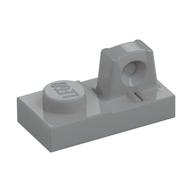Hinge Plate 1 x 2 Locking with 1 Finger On Top — Light Bluish Gray