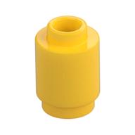 Brick Round 1 x 1 Open Stud — Yellow