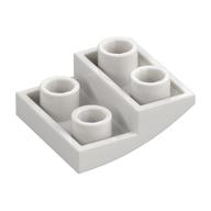 Brick Curved 2 x 2 x 2/3 Inverted — White