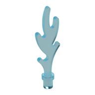 Wave / Flame Rounded with Base Rim — Trans-Light Blue
